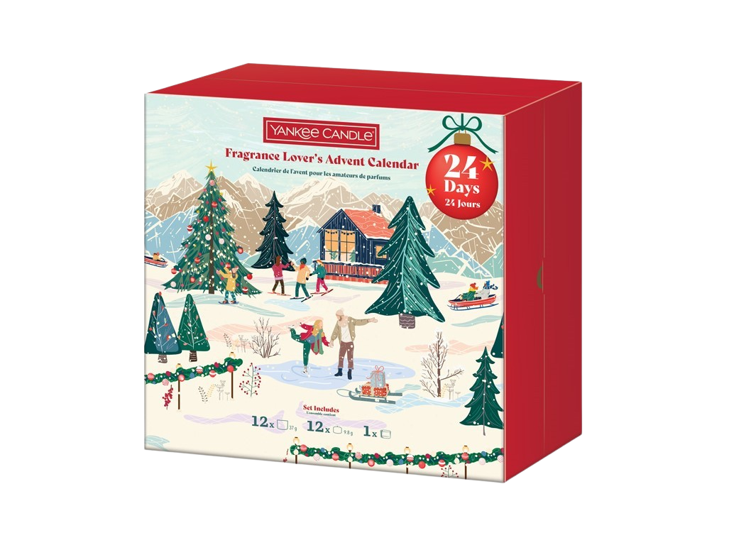 YANKEE CANDLE Adventní kniha 2025, 12 x 37 g