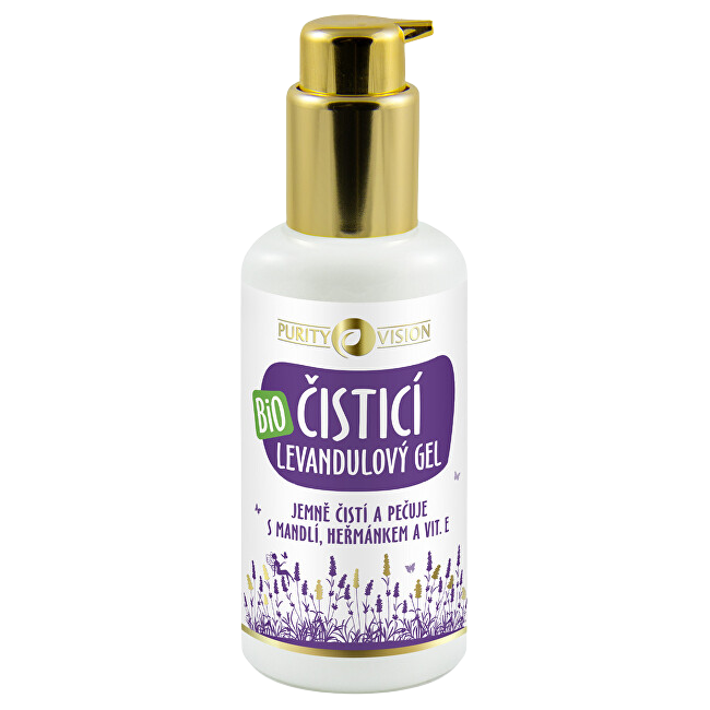 PURITY VISION Levanduľový čistiaci gél s mandľou, harmančekom a vit. E BIO 100 ml