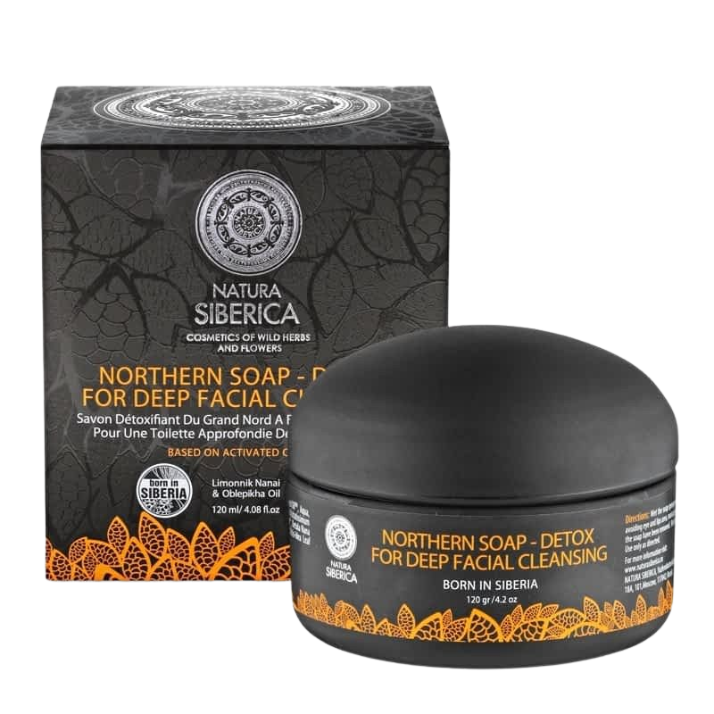 NATURA SIBERICA Severské detoxikačné mydlo na čistenie pleti 120 ml