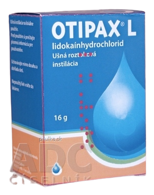 OTIPAX L ušné kvapky na zápal stredného ucha 16 g