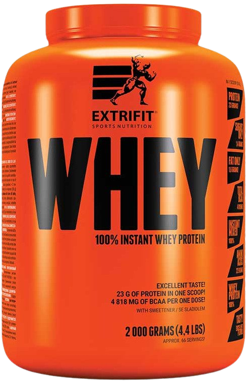 EXTRIFIT 100% Whey protein Slaný karamel 2000 g