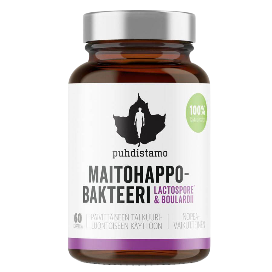 PUHDISTAMO Lactic Acid Bacteria Boulardii 60 kapsúl