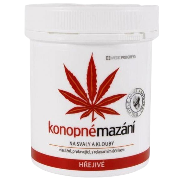 Medicprogress Konopné mazanie hrejivé 250 ml