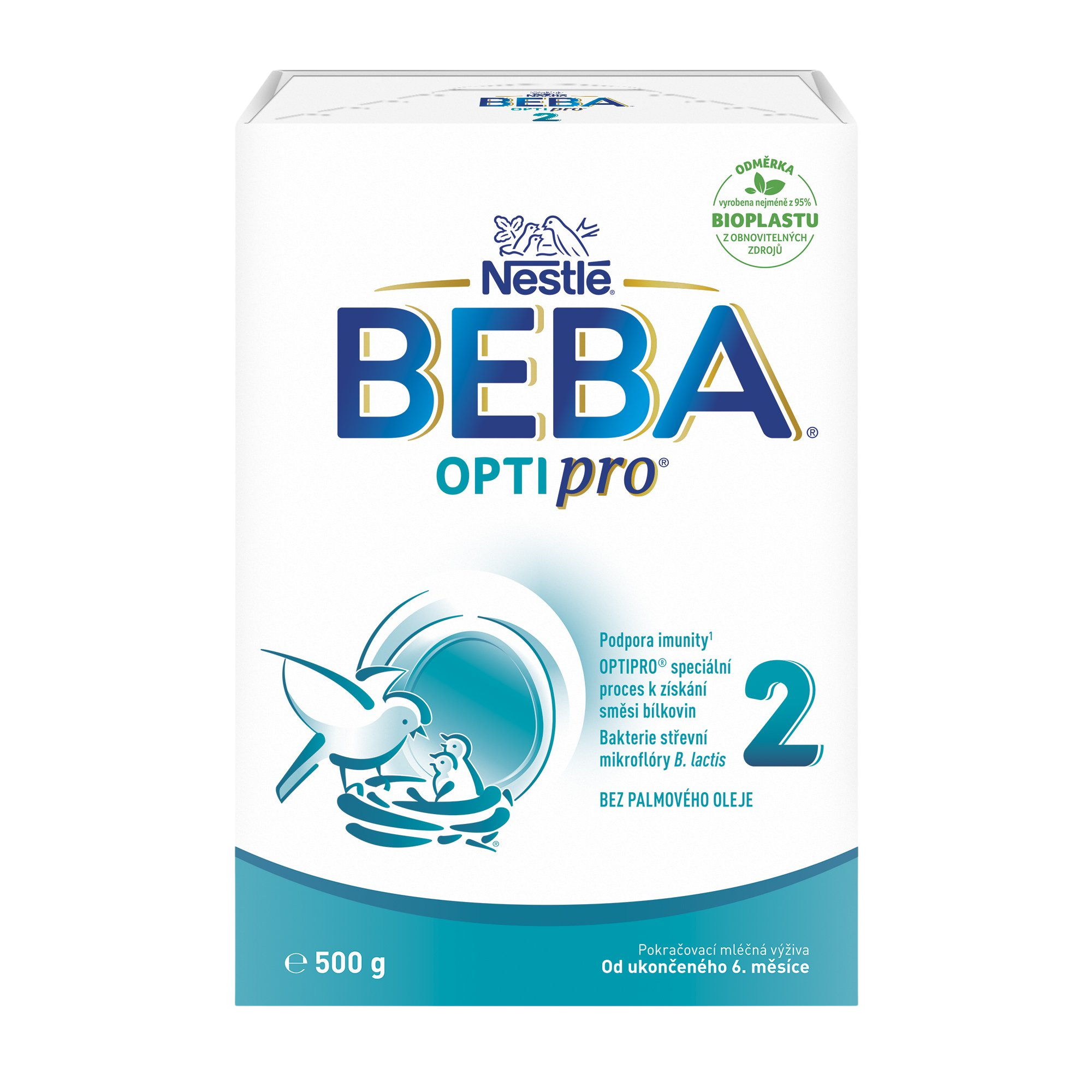BEBA OPTIPRO 2 mliečna výživa (od ukonč. 6m) 500g kúpite na Pilulka.sk