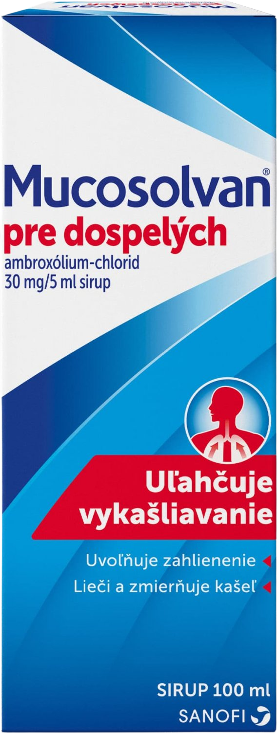 Mucosolvan Mucosolvan 30mg/5ml sirup na kašeľ so silným zahlienením 100 ml