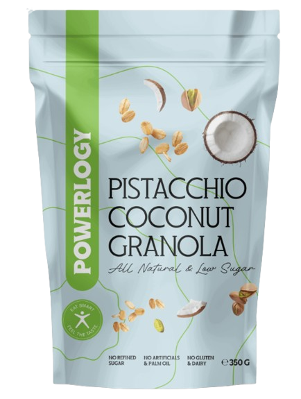 POWERLOGY Granola Pistacchio Coconut 350 g