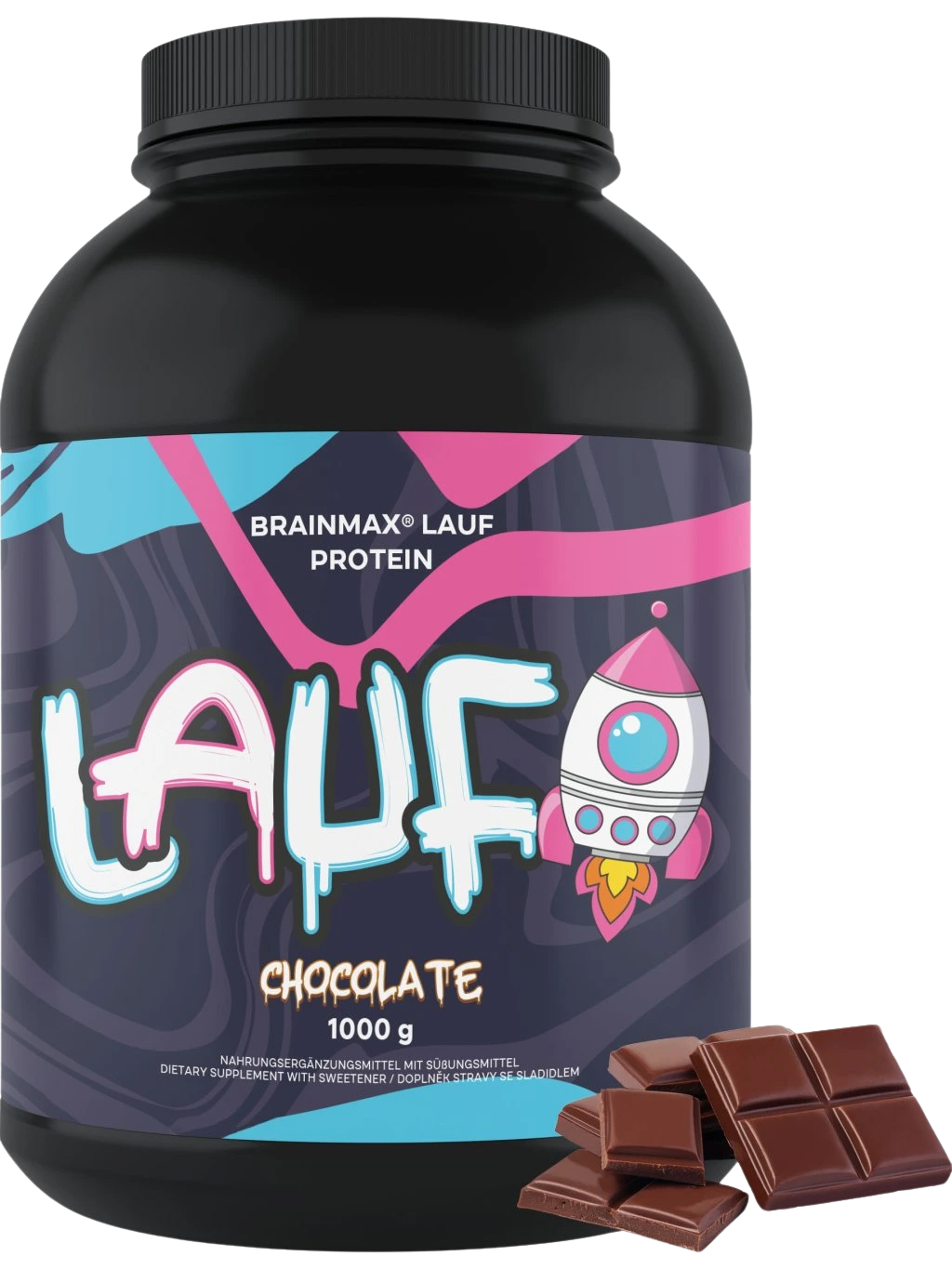 BRAINMAX LAUF Protein, Čokoláda 1000 g koupíte na Pilulka.cz