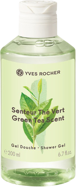YVES ROCHER Sprchový gél Zelený čaj 200 ml