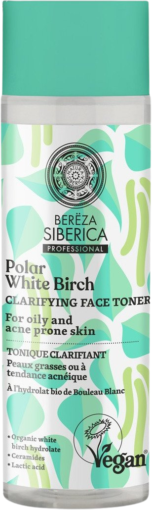 NATURA SIBERICA Bereza Siberica Rozjasňujúce pleťové tonikum 200 ml