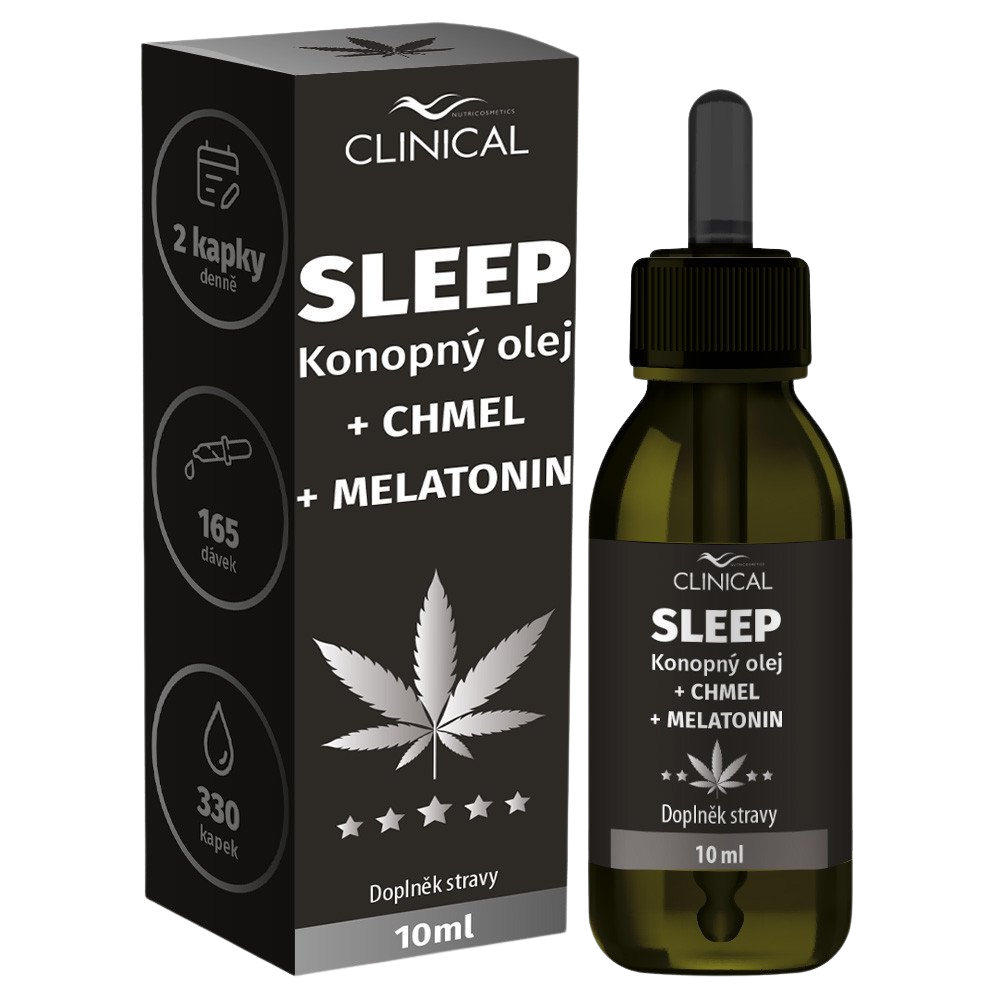Sleep konopný olej+chmel+melatonin 10ml