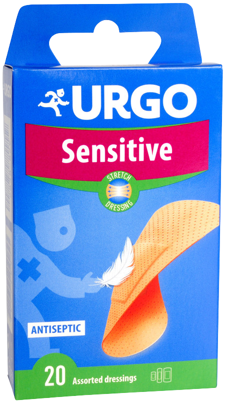 URGO Sensitive citlivá pokožka náplasť 20 kusov