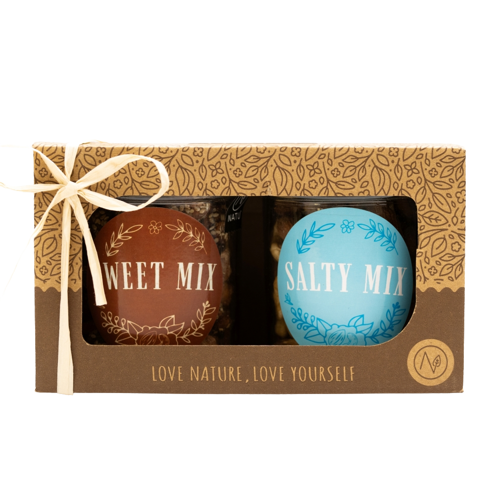 NATU Darčekový set sweet & salty 300 g
