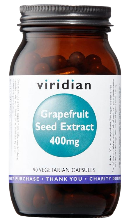 VIRIDIAN Grapefruit Seed Extract 400 mg, 90 kapsúl