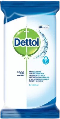 DETTOL Antibakteriálne obrúsky na povrchy 80 ks