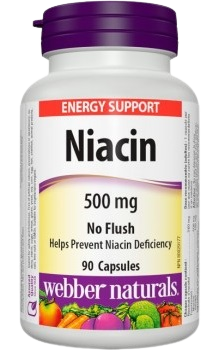 Webber Naturals Niacín 500 mg Vitamín B3 90 tabliet kúpite na Pilulka.sk