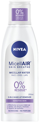 NIVEA MicellAir Upokojujúca micelárna voda pre citlivú pleť 200 ml