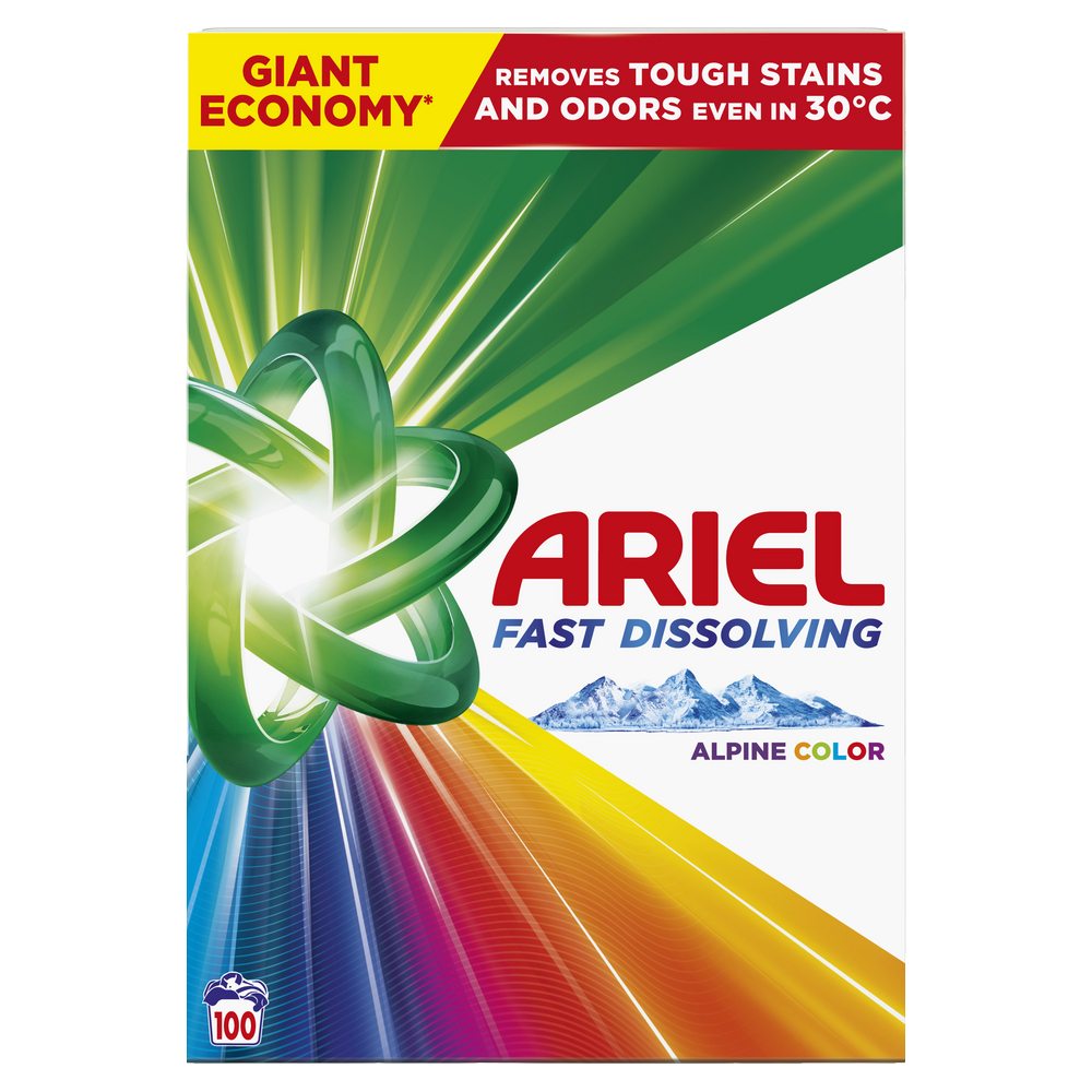 ARIEL Prací prášek, Color, 100 praní, 5.5 kg