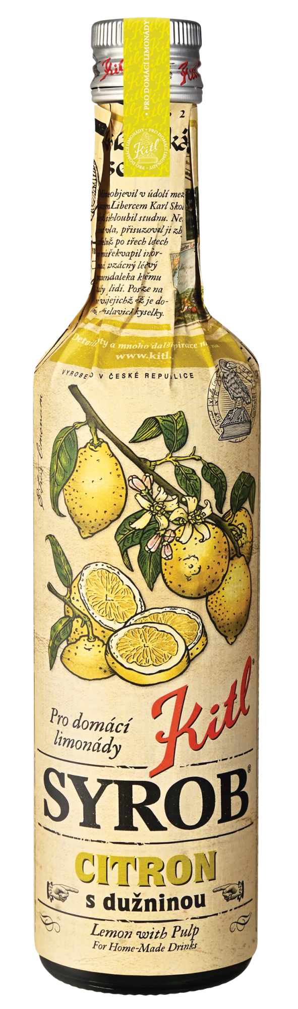KITL Syrob Citrón s dužninou 500 ml