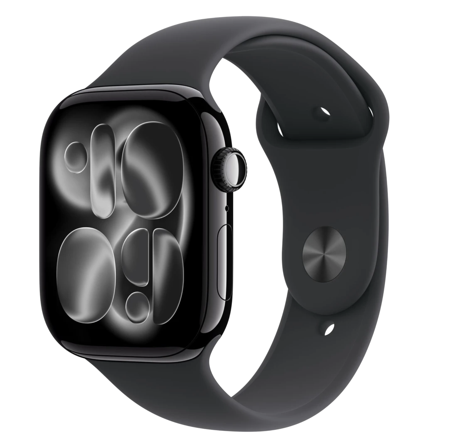 APPLE Watch 11 GPS 46mm Jet Black Aluminium Case with Black Sport Band - S/M
