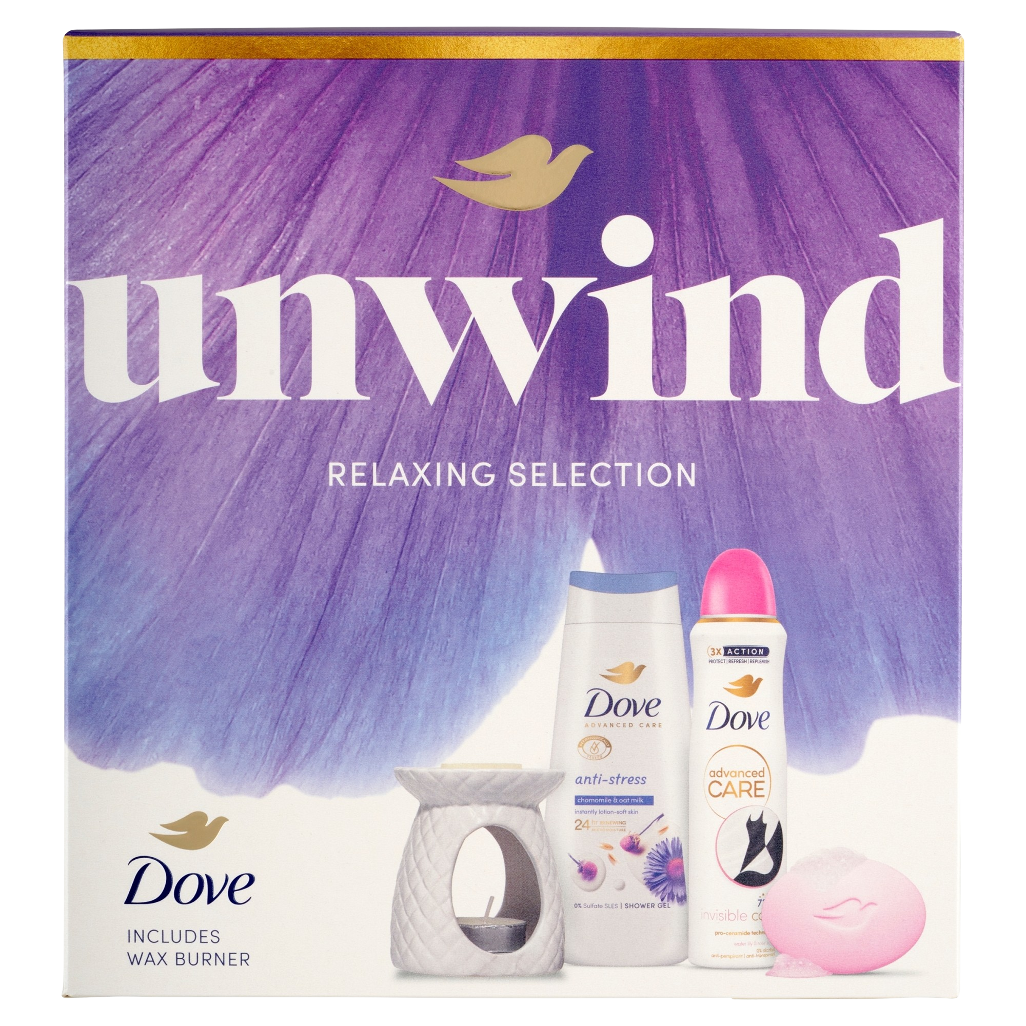 DOVE Unwind dárková sada péče o tělo