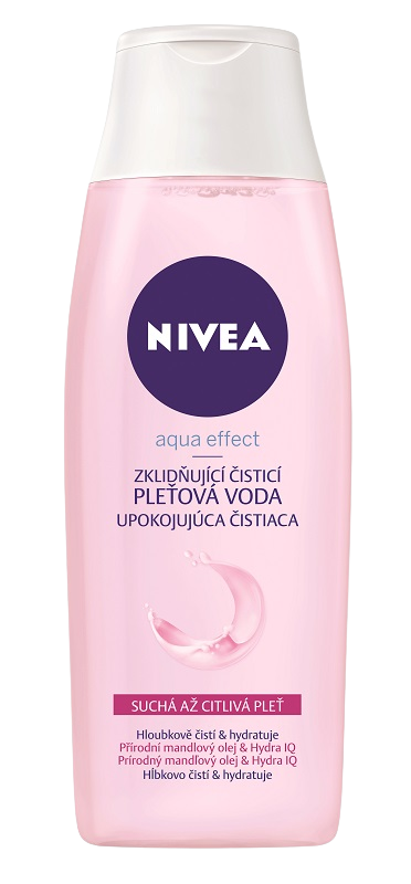 Fotografie NIVEA Visage čistící pleťová voda suchá/citlivá pleť 200ml