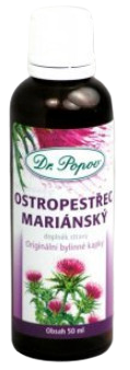 Fotografie Dr.Popov Ostropestřec mariánský 50 ml