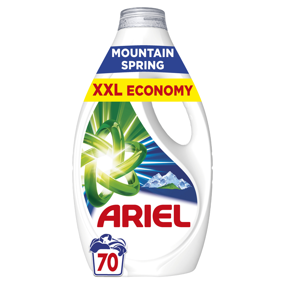 ARIEL Tekutý prací prostriedok, Mountain Spring 70 dávok 3.5 l