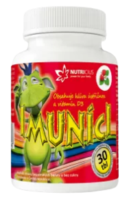 Nutricius Imuníci Hlíva ústřičná s vitamínem D pro děti, cucavé tablety 30 ks