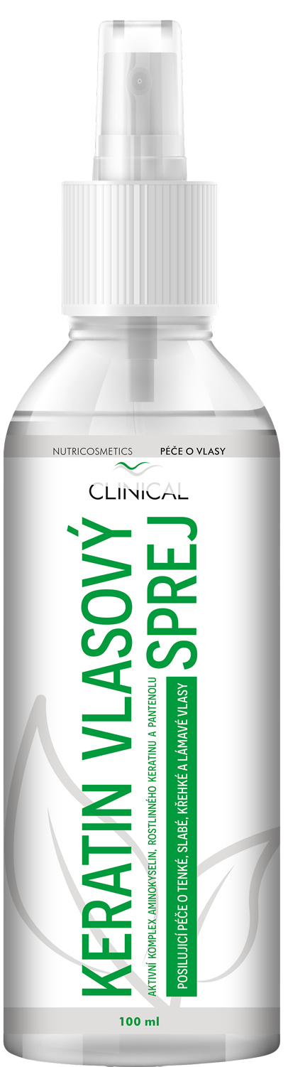 CLINICAL NUTRICOSMETICS Keratin vlasový sprej 100 ml