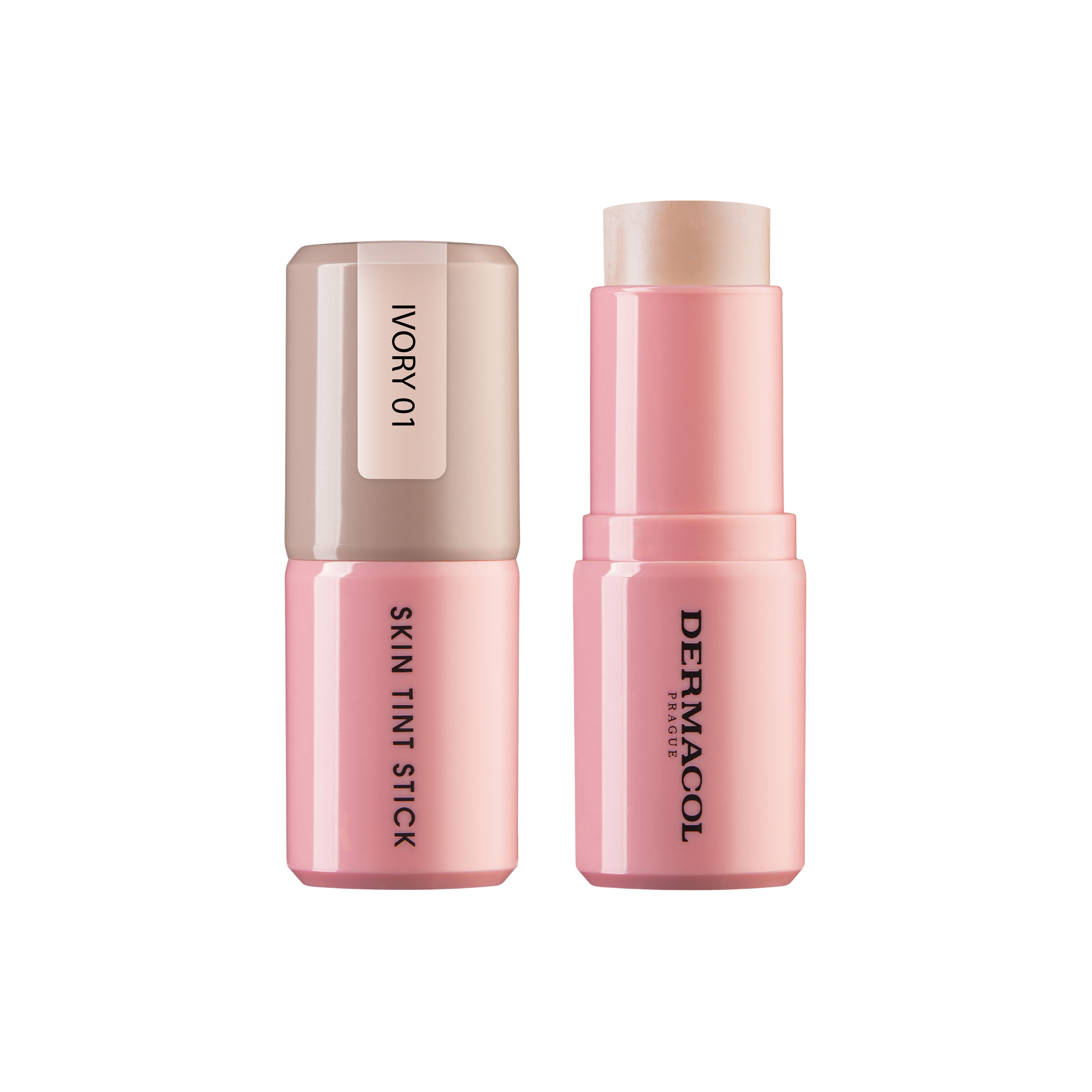 Fotografie DERMACOL Skin Tint - Lehký hydratační make-up v tyčince č.1 IVORY 15 g