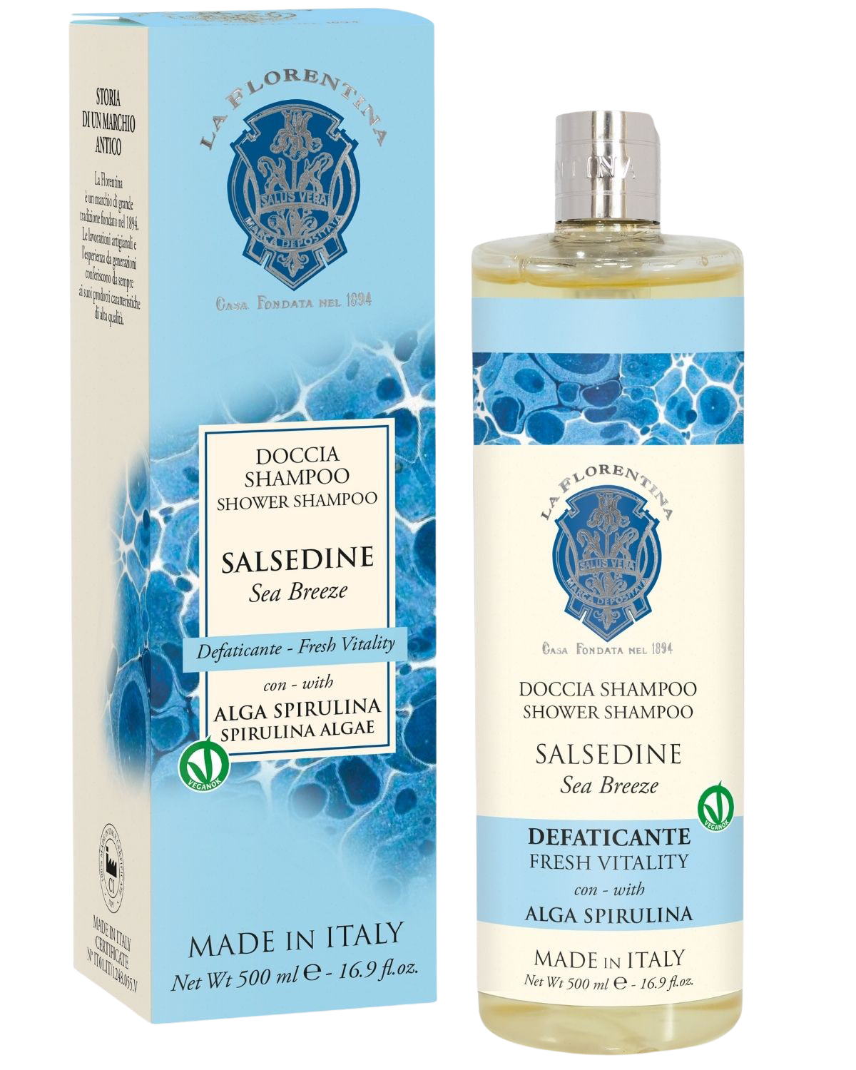LA FLORENTINA Shower Shampoo Salsedine 500 ml