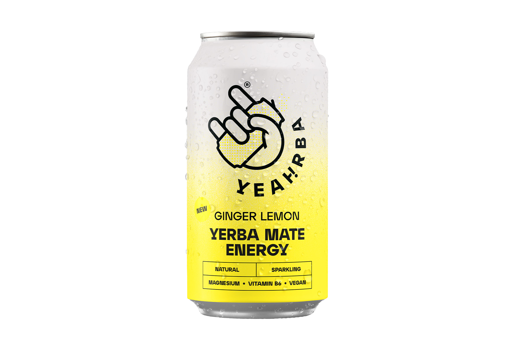 Fotografie YEAHRBA Mate energy Ginger Lemon 330 ml