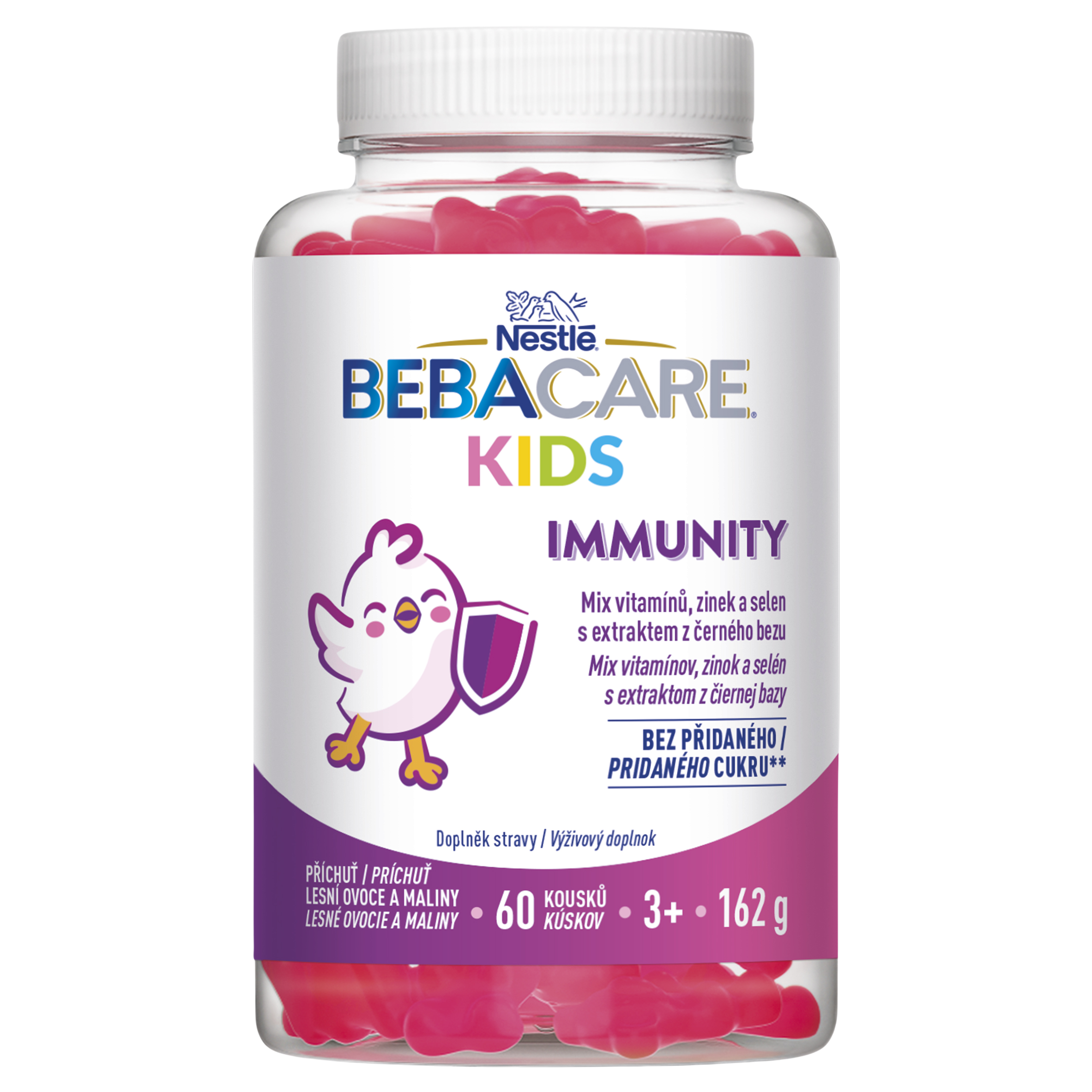 NESTLÉ BEBA BEBACARE Kids IMMUNITY gummies 60 ks