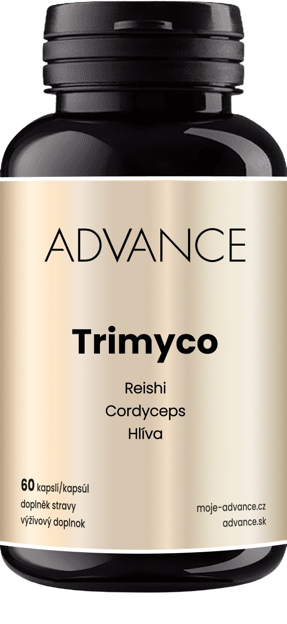 ADVANCE Trimyco - reishi, cordyceps, hlíva 60 kapslí