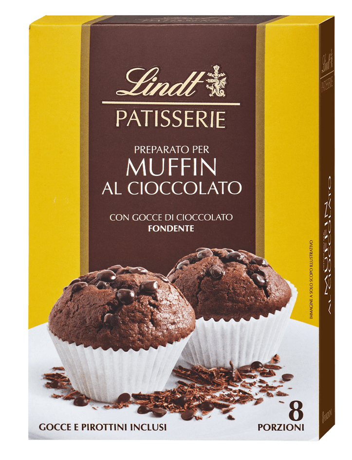 Fotografie LINDT Muffiny čokoládové 210 g