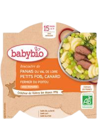 BABYBIO Pastinák s hráškom a farmárskou kačicou 260 g kúpite na Pilulka.sk