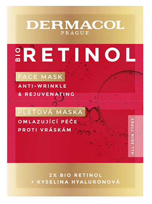 DERMACOL Bio Retinol pleťová maska 16 ml