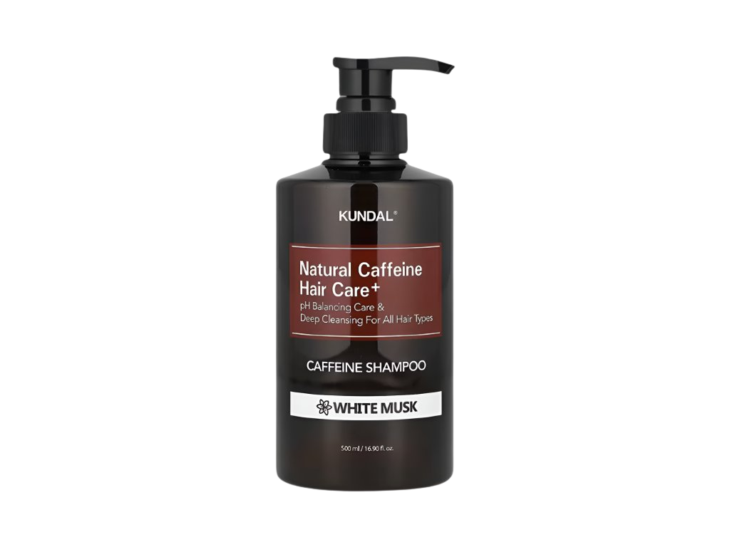 KUNDAL Natural Caffeine Hair Care, White Musk 500 ml