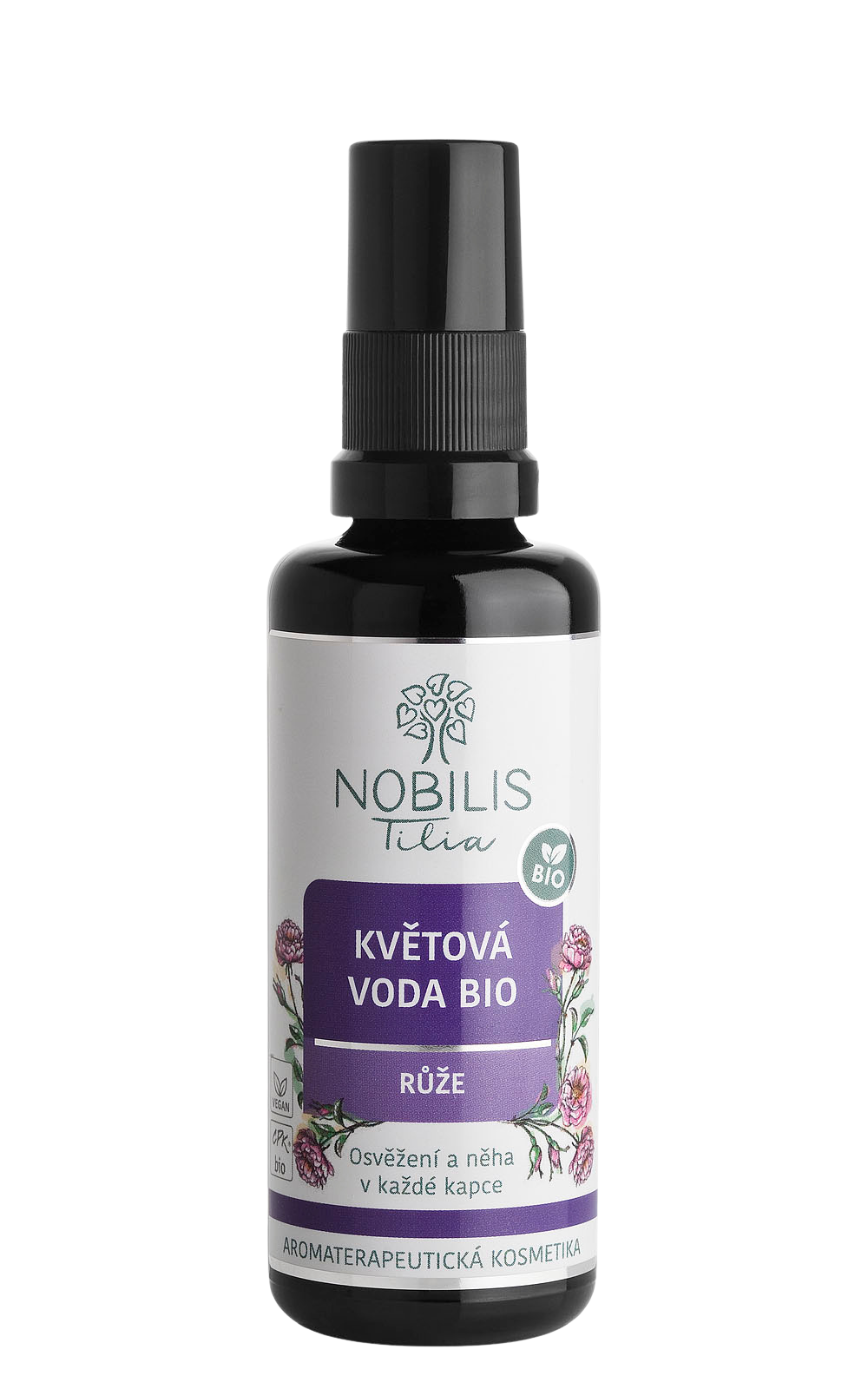 NOBILIS TILIA Květová voda BIO růže 50 ml