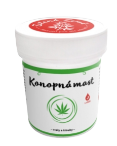 Zelená Země Konopná mast na svaly a klouby 100 ml