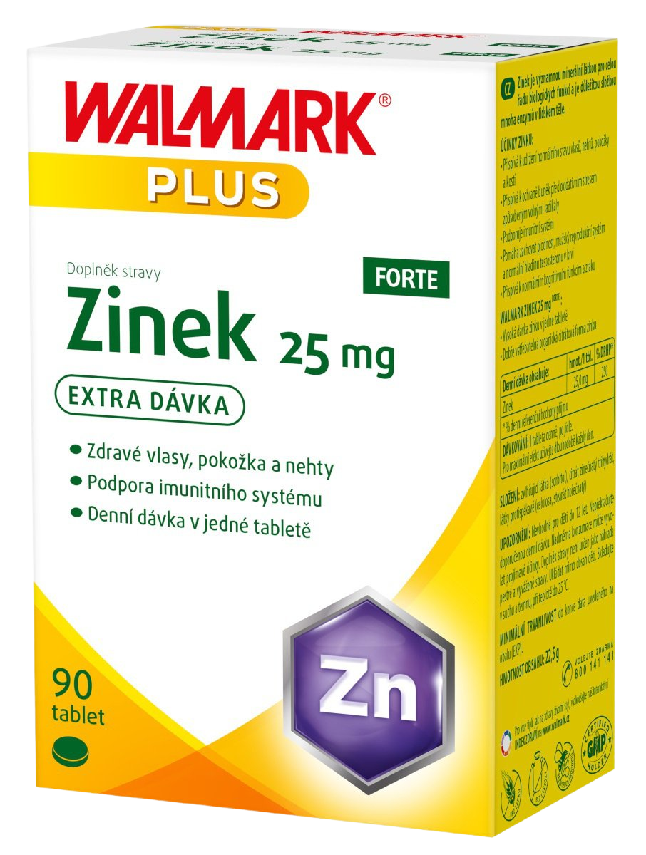 Walmark Zinek Forte 25 mg 90 tablet
