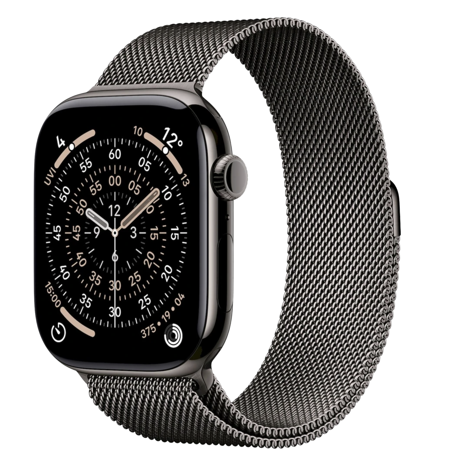 APPLE Watch 11 GPS + Cellular 46mm Břidlicově šedý titan s břidlicově šedým milánským tahem - M/L
