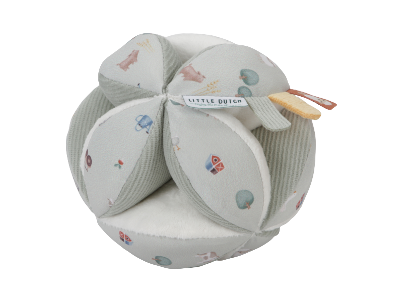 LITTLE DUTCH Míček textilní Farma