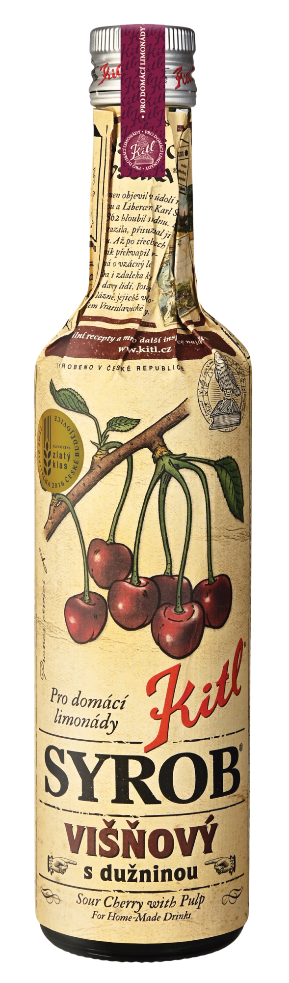 KITL Syrob Višňový s dužinou 500 ml