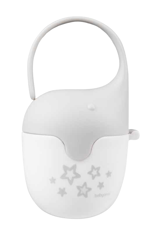 Fotografie BABYONO Pouzdro na dudlík šedé