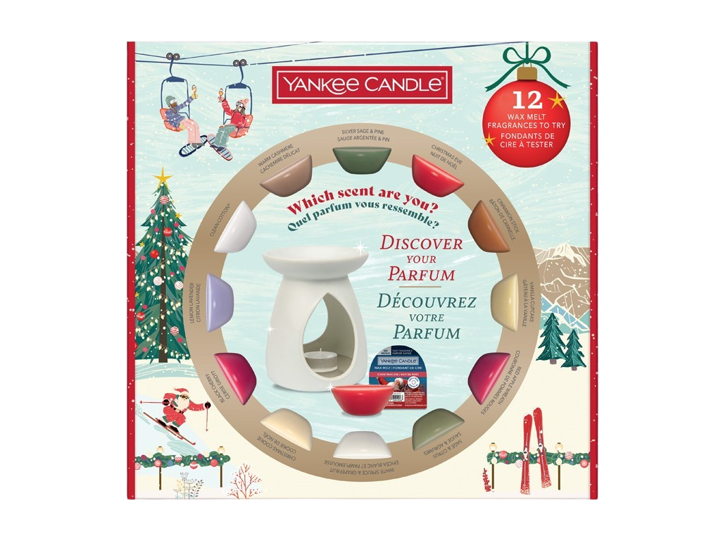 YANKEE CANDLE sada 12 vosků a aromalampy 2025