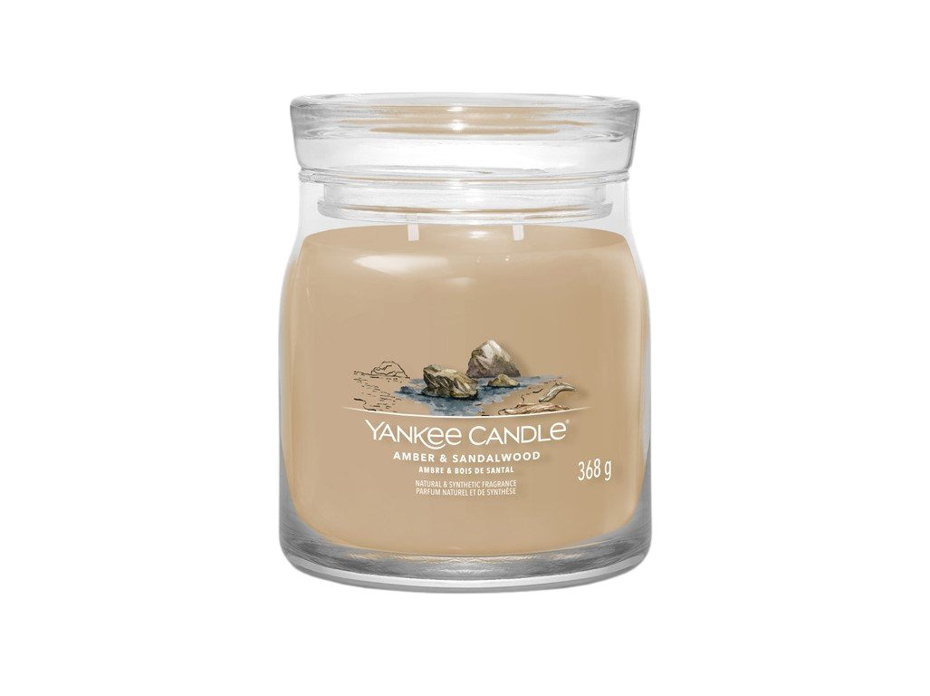 YANKEE CANDLE Amber & Sandalwood Vonná svíčka 368 g