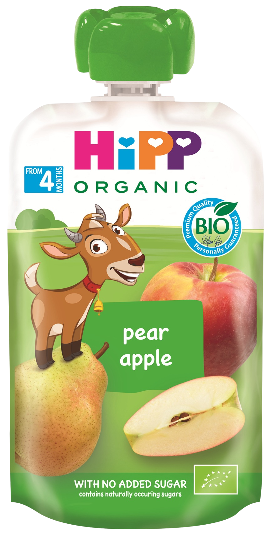 HiPP BIO Hippis 100% ovoce Hruška-Jablko 100 g