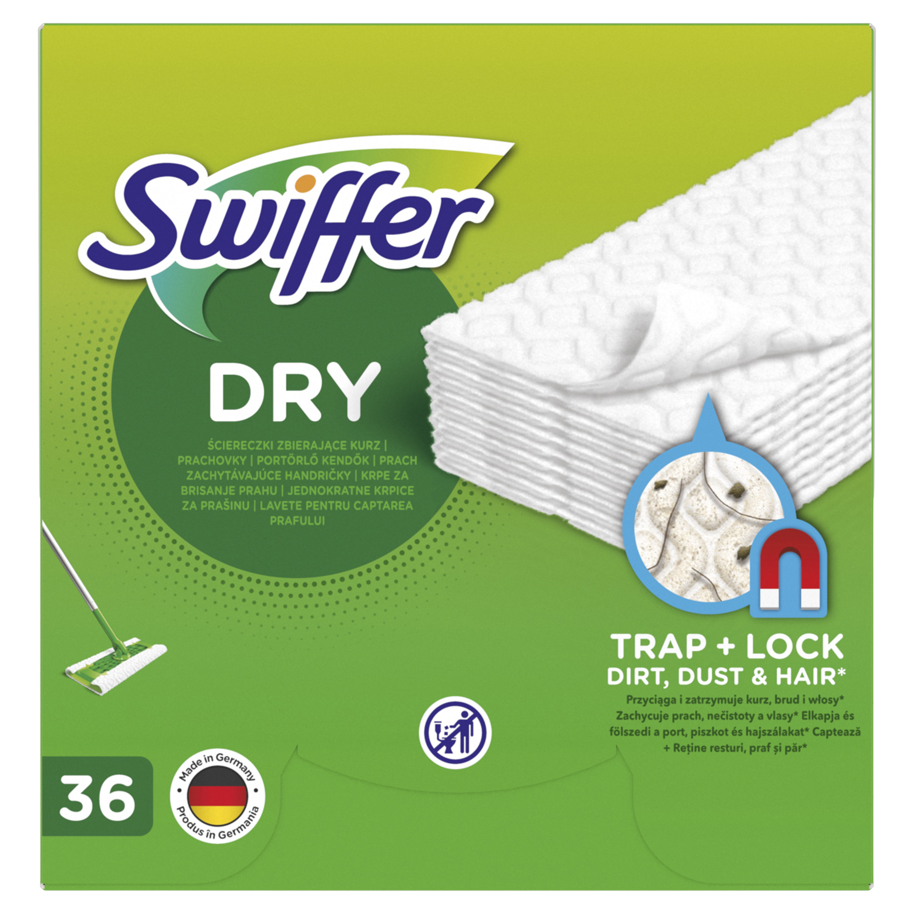 SWIFFER Prachovky na podlahu 36 kusov