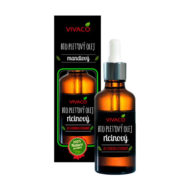 Fotografie VIVACO Bio Ricinový pleťový olej 50 ml